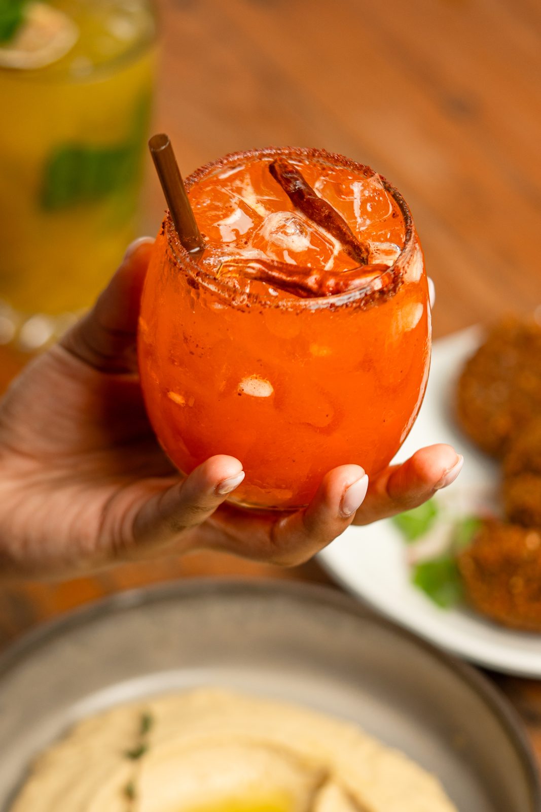 La Diabla cocktail at Layali Miami